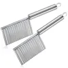 com-four® 2x Wellenschneider - Riffelmesser aus rostfreiem Produktbild-Vorschau 9