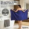 Komfortec Saunahandtuch 2er Set 80x200cm 100% Baumwolle Produktbild-Vorschau 2