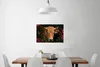MuchoWow® Poster Kuh - Blumen - Tiere - Braun 90x60 cm - Produktbild-Vorschau 2