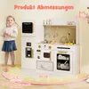 COSTWAY Kinderküche Spielküche mit Zubehör, Schreibtafel Produktbild-Vorschau 3