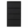 Alveon Schuhkipper Metall 4 Klappen schmal 51 x 15 x 141 cm Produktbild-Vorschau 1