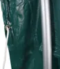 A close-up of a green tarp with a metal pole and rope. Náhled obrázku produktu