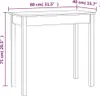 VidaXL 814244, 800 mm, 400 mm, 750 mm, 1 szt. Podgląd zdjęcia produktu 8