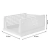 5 Stück Faltbarer Kleiderschrank Organizer,Grau Stapelbare Produktbild-Vorschau 6