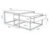Idohome - Couchtisch 2er Set 2in1, mit Schublade und Produktbild-Vorschau 7