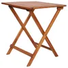 vidaXL Set bistrot 3 pezzi pieghevole in legno massiccio di Anteprima dell’immagine prodotto 3