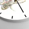 Wanduhr - Rund - Glasuhr - Elefanten tier safari afrika - Produktbild-Vorschau 5