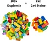 LEGO® Duplo 100 klocków + 25 kolorowych klocków 2x4 NOWOŚĆ! Podgląd zdjęcia produktu 3