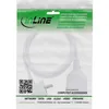 InLine 16400U, 1 m, Vnútorný, Typ F, Typ F, Uhlové, 1,5 mm² Náhľad obrázku produktu 2