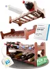 Novaliv Flaschenregal für 24 Flaschen | Weinregal braun | Produktbild-Vorschau 1