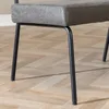 Bronx71 Esszimmerbank Leder Espen anthrazit 190 cm Produktbild-Vorschau 5