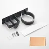 Haartrocknerhalter, 2 in 1, Edelstahl - Selbstklebend、ohne Produktbild-Vorschau 5