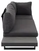 home24 Loungegruppe - 4-teilig - Aluminium / Webstoff Produktbild-Vorschau 7