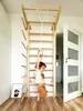 Spielplatz indoor Sprossenwand holz "Numi Plus" + Turnringe Produktbild-Vorschau 7