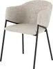 riess-ambiente Design Stuhl NOBLESSE beige Chenille Produktbild-Vorschau 9
