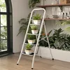UISEBRT 4 Stufen Metall Leiter Klappleiter Tritthocker Produktbild-Vorschau 9