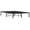 vidaXL Rama łóżka metalowa czarna 120x190 cm Podgląd zdjęcia produktu 4