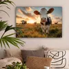 MuchoWow® - Leinwandbilder - Kuh - Wiese - Tierportrait - Produktbild-Vorschau 2