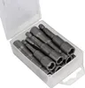 10 Magnet Bit Stecknuss 8mm Steckschlüssel Nuss magnetisch Produktbild-Vorschau 1