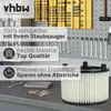 vhbw Faltenfilter kompatibel mit Bosch AdvancedVac 20, Produktbild-Vorschau 7