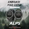 Two outdoor sport watches are displayed against a backdrop of a misty forest and mountains. Produktbild-Vorschau