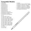 A stylus pen is shown next to a list of compatible models for various brands. Podgląd zdjęcia produktu