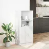 vidaXL Armadio da cucina bianco 57x41,5x131,5 cm in legno Anteprima dell’immagine prodotto 2