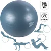GYMNASTIKBALL 55cm Blau Yogaball Fitnessball Gymnastik Produktbild-Vorschau 7