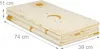 Tapis de jeu Relaxdays, tapis pliable pour enfants, motifs Voir les images du produit 5