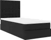 vidaXL Ottoman-Bett mit Matratze & LEDs Schwarz 90x200 cm Produktbild-Vorschau 7