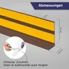 HOLZBRINK Weichsockelleiste selbstklebend PVC 50x20mm, 1 m Produktbild-Vorschau 2