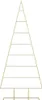 vidaXL Albero di Natale in metallo oro 150 cm Acciaio Anteprima dell’immagine prodotto 4