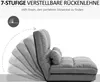 HOMCOM Bodenstuhl 2-in-1 Bodensessel Bett mit Rückenlehne 3 Produktbild-Vorschau 7