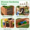 KOMFOTTEU Spielküche Outdoor, Matschküche mit Herden, Produktbild-Vorschau 4