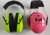 Two pairs of earmuffs, one neon yellow and black, the other pink, are displayed against a white background. Náhled obrázku produktu