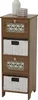 Cassettiera HWC-O75, cassettiera, 4 cassetti cestino in Anteprima dell’immagine prodotto 1