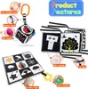 ASKSA Jouets Bébé 0-3 mois, Noir Blanc Contraste Jouets Voir les images du produit 4