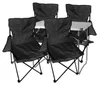 5-tlg. Schwarz Campingmöbel Set, Tisch mit Tragegriff und Stühle mit Tasche Produktbild-Vorschau