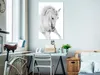 Vliesstoff Leinwandbild - White Horse (1 Part) Vertical Produktbild-Vorschau 2