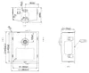 Lavello Pure.Sink Comfort in acciaio inossidabile 34x40 cm, Anteprima dell’immagine prodotto 4