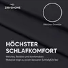 Bettwäsche 135x200 cm Schwarz 2-teilig einfarbig Mikrofaser Produktbild-Vorschau 4