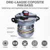 Schnellkochtopf 8 Liter Induktion  Edelstahl Druckkochtopf Produktbild-Vorschau 3