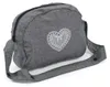 Sac à langer jeans grey - pour poupées, avec matelas à Voir les images du produit 1