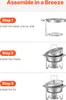 VEVOR Hot Pot Buffet-Speisenwärmer, runder Produktbild-Vorschau 5