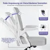Diagram showing the adjustable features of an office chair. Produktbild-Vorschau