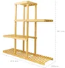 Bambusregal Samia Pflanzen- & Dekoregal 96 x 28 x 95 cm Produktbild-Vorschau 3