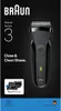 Braun Series 3 300BT, Rotationstrasierer, Schwarz, Tasten, Produktbild-Vorschau 3