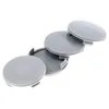 4X 60mm Nabenkappen Felgen Deckel Kappen Grau Gewölbt Produktbild-Vorschau 5