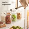 Praknu 6er Set Bonbonglas mit Deckel Groß 1L - Candy Bar Produktbild-Vorschau 5