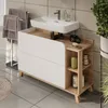Umývadlová skrinka Vicco Karen Sonoma/White 100 x 65 cm s 2 Náhľad obrázku produktu 1